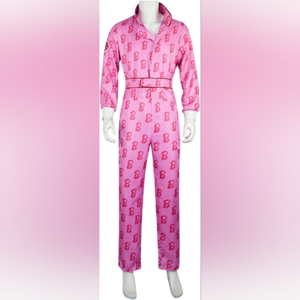Pink Kids Pajamas with Red Accents